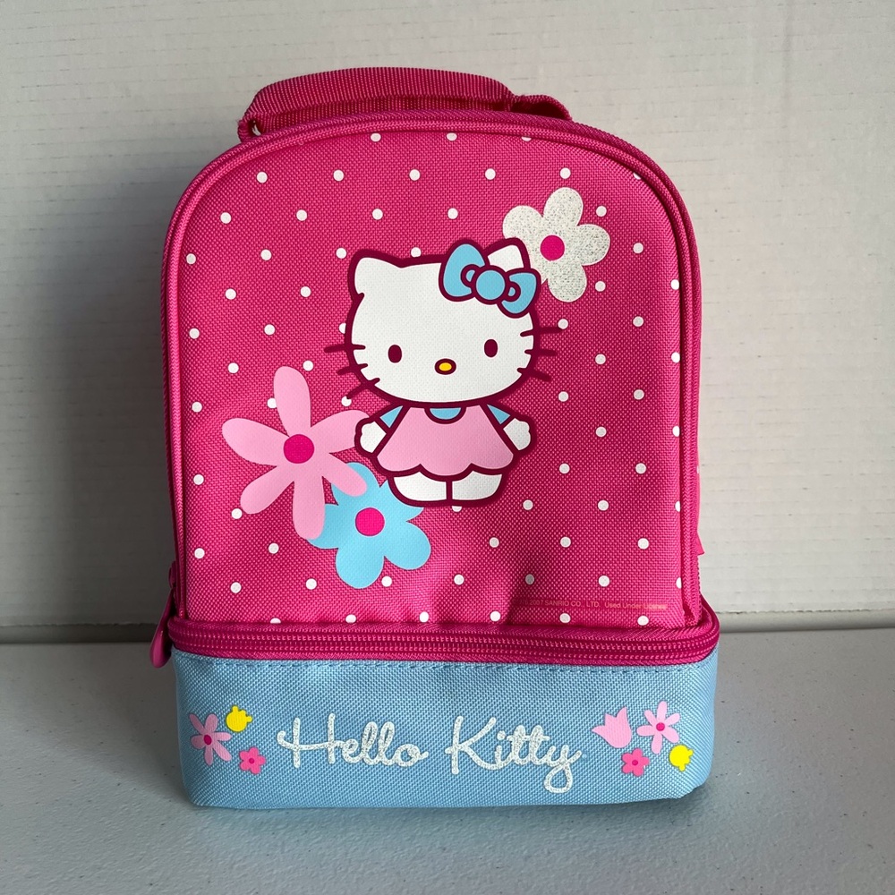 Hello Kitty Pink/Blue Kids Lunch Bag -T